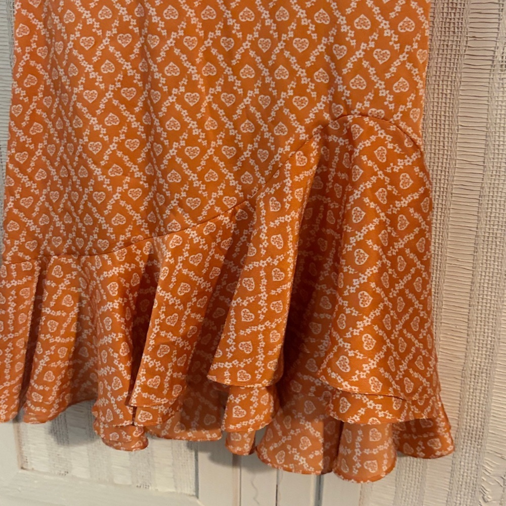 Suzen Asymmetric Ruffle Mini Dress size small - Picture 7 of 9
